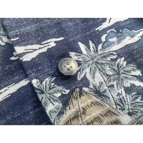 Pendleton Men's Tropical Button Down Shirt Sz XL - Picture 9 of 9